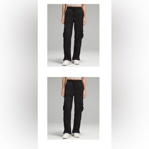Lululemon MidRise Dance Studio Relaxed Fit Black Cargo Pants